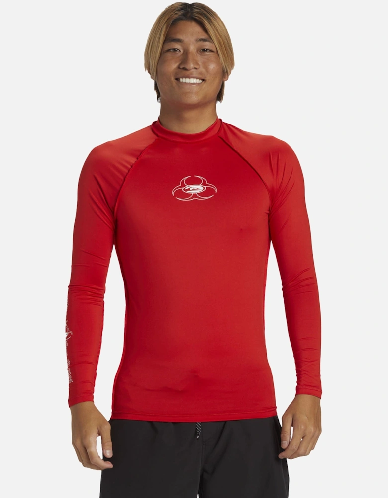 Mens Saturn Long Sleeve UV Protect Rash Vest