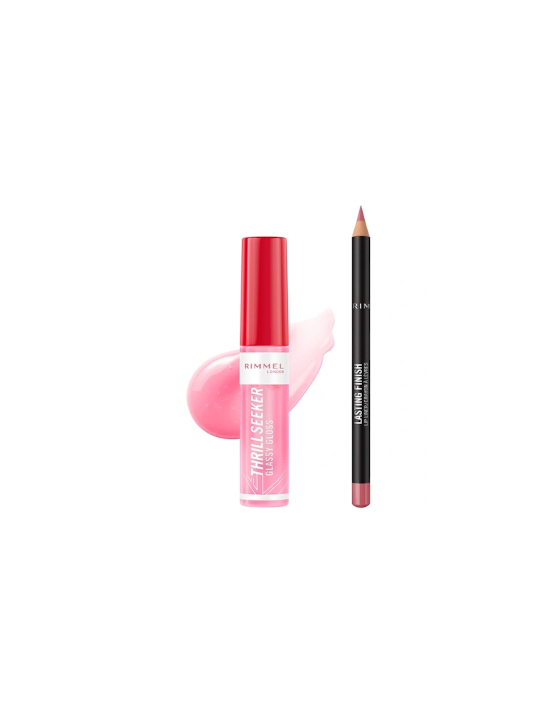 Thrill Seeker Glassy Gloss and Lasting Finish Lip Liner - 150 Pink Candy