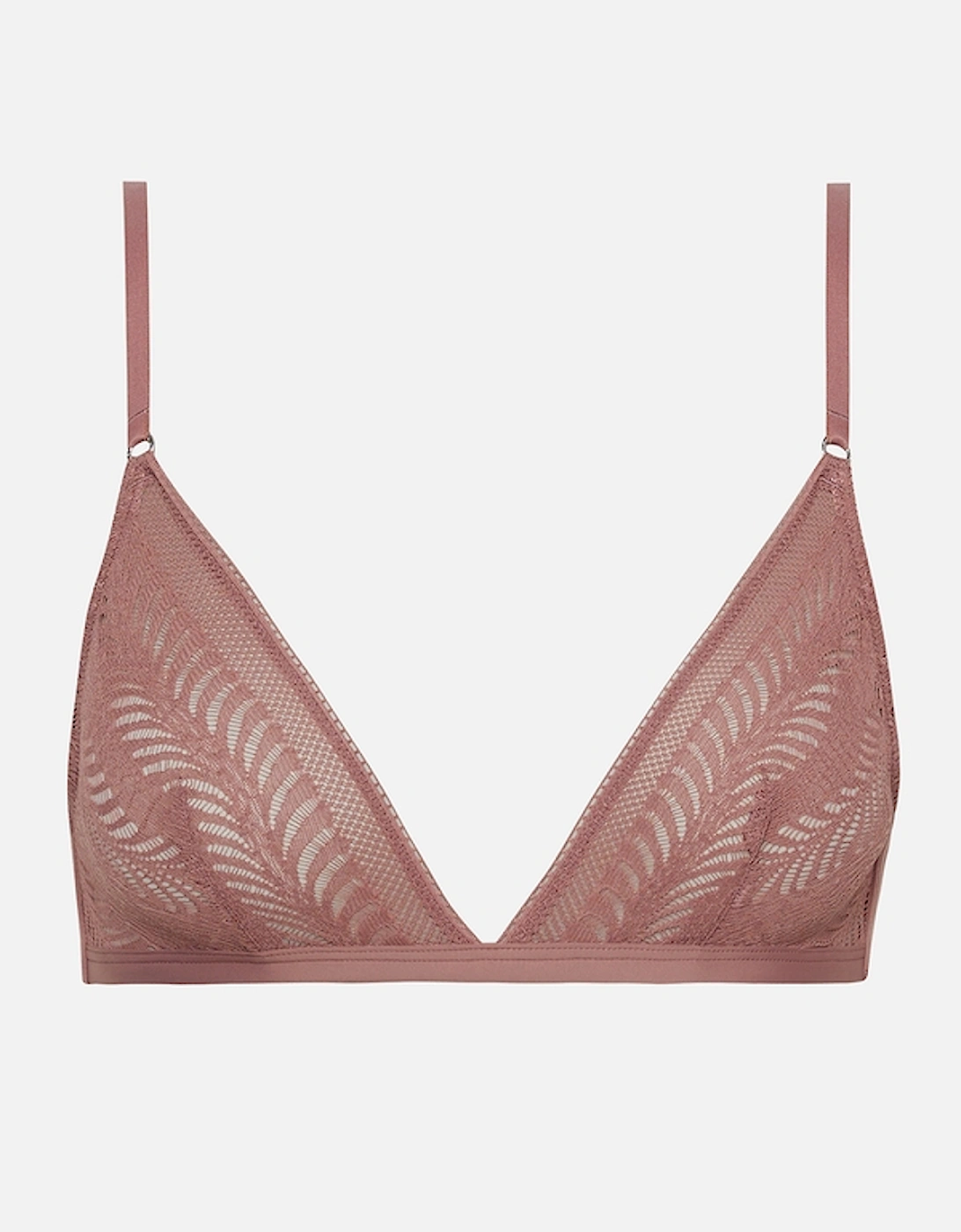 Sculpt Jersey and Lace Unlined Triangle Bra, 2 of 1