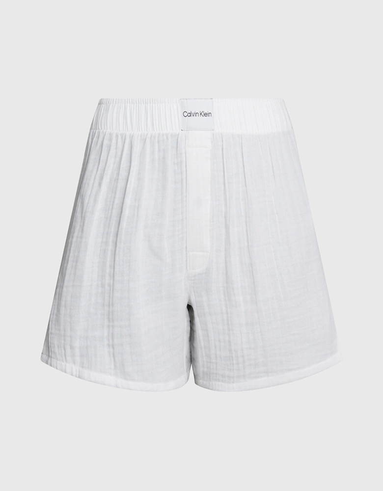 Textured Cotton Boxer Shorts