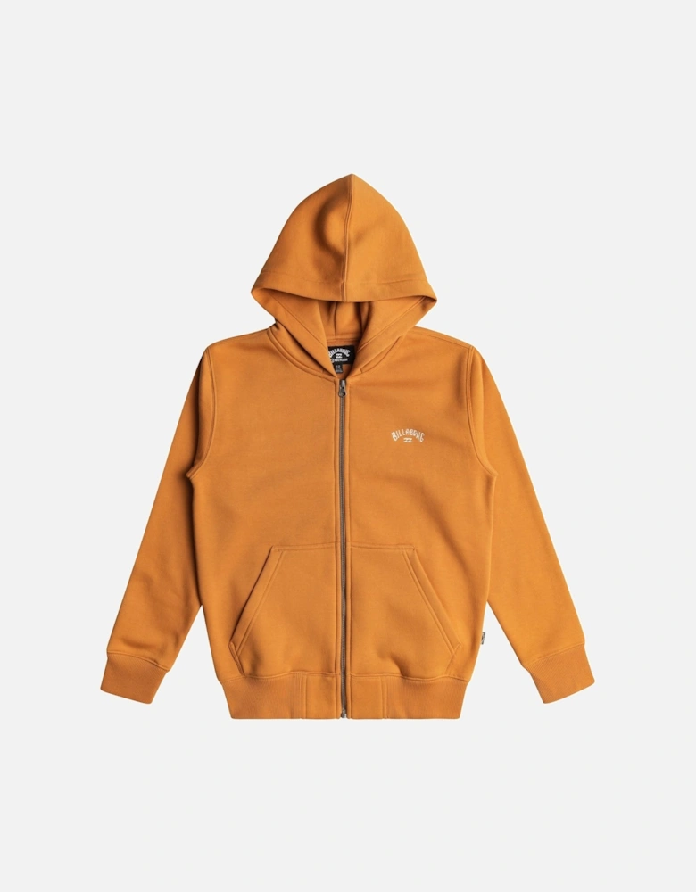 Kids Arch Hooded Full Zip Hoodie