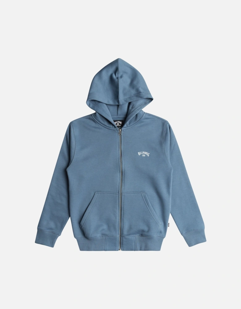 Kids Arch Hooded Full Zip Hoodie