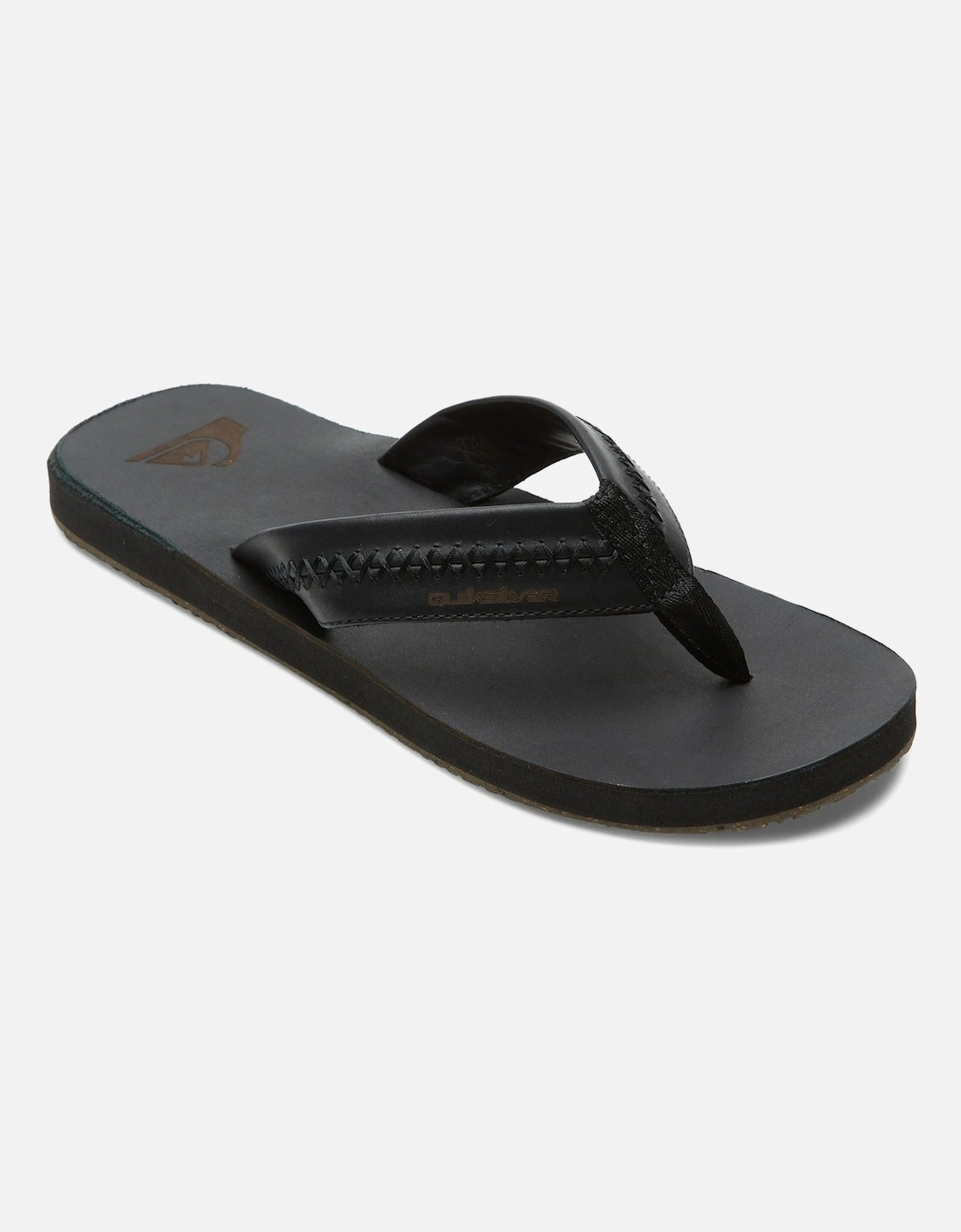 Mens Carver Natural Flip Flops, 2 of 1