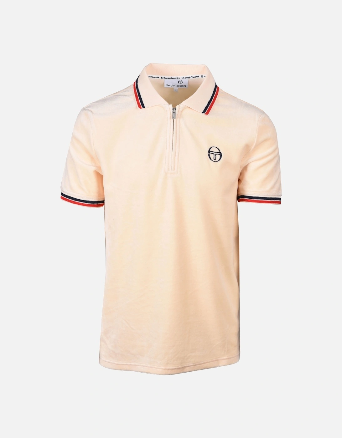 Primo Velour Polo Shirt Pearled Ivory, 4 of 3