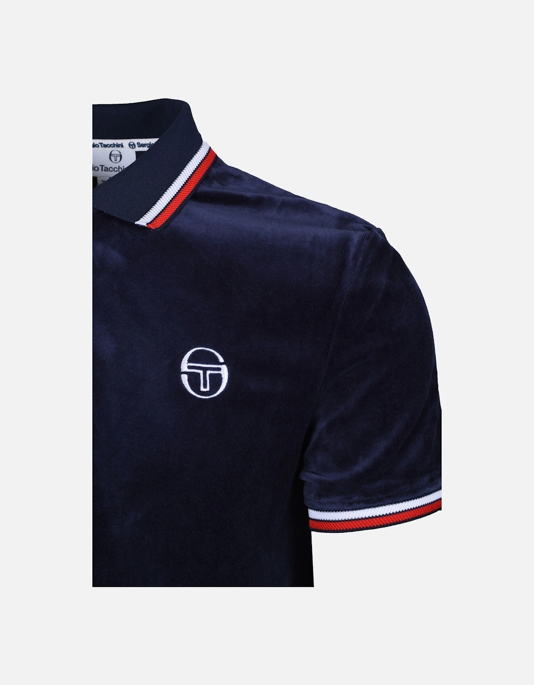 Primo Velour Polo Shirt Maritime Blue