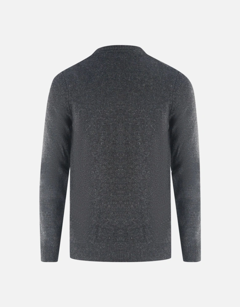 Lyle & Scott lambswool Knitted Dark Grey Sweater