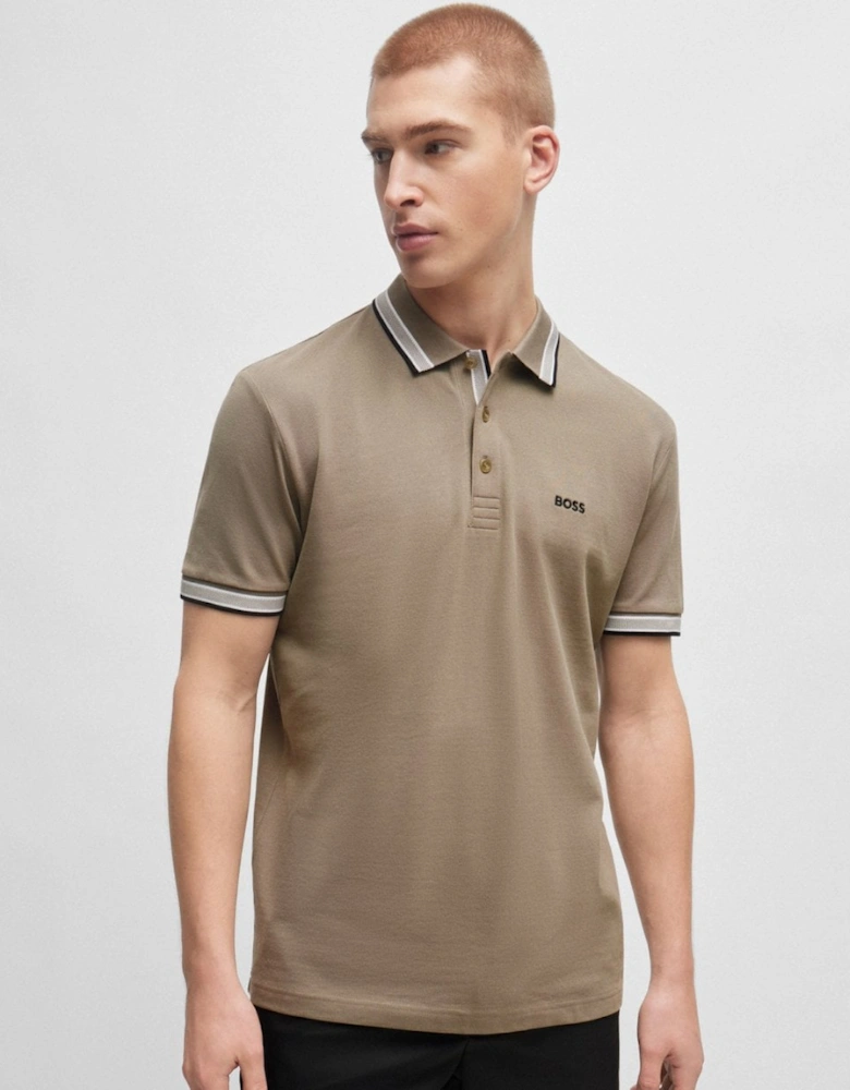 BOSS Green Paddy Contrast Mens Polo