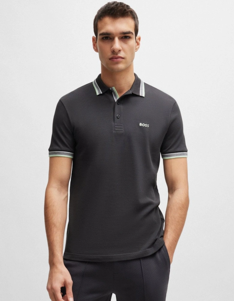 BOSS Green Paddy Contrast Mens Polo