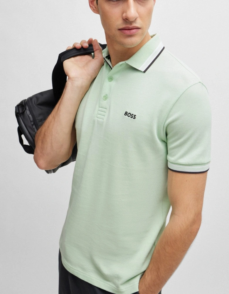 BOSS Green Paddy Contrast Mens Polo