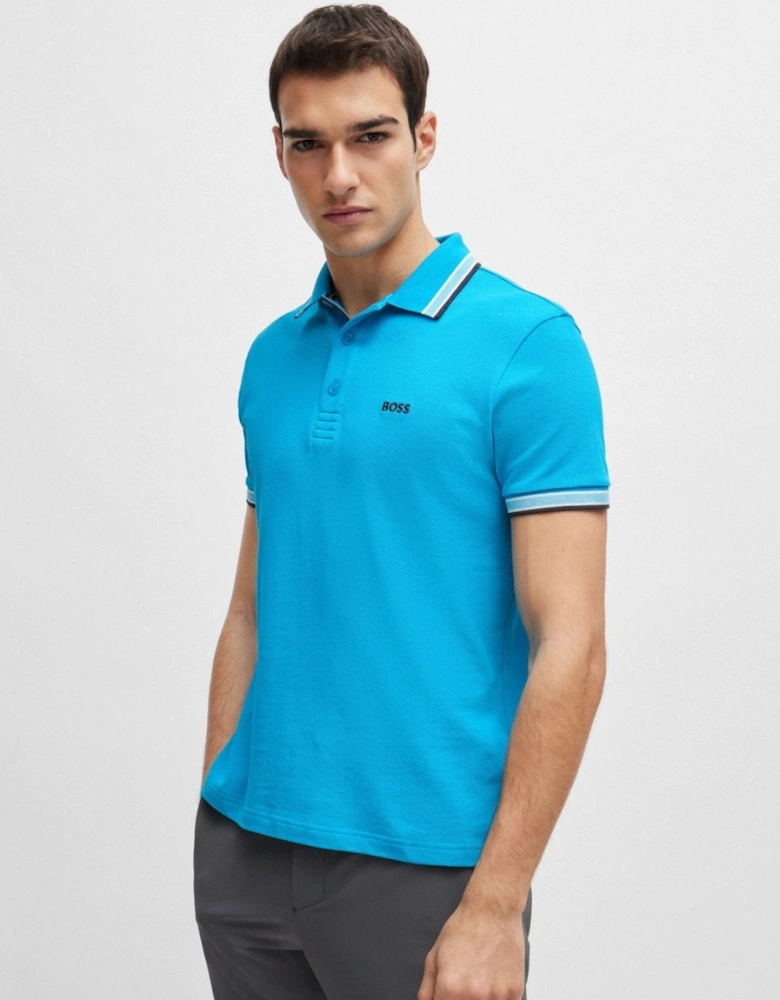 BOSS Green Paddy Contrast Mens Polo