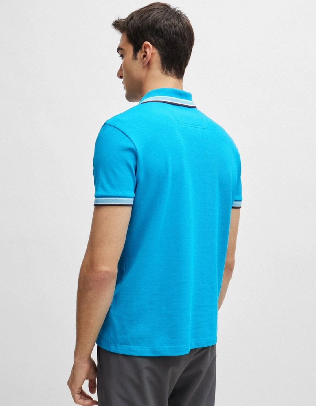 BOSS Green Paddy Contrast Mens Polo