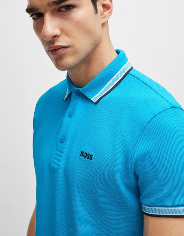 BOSS Green Paddy Contrast Mens Polo