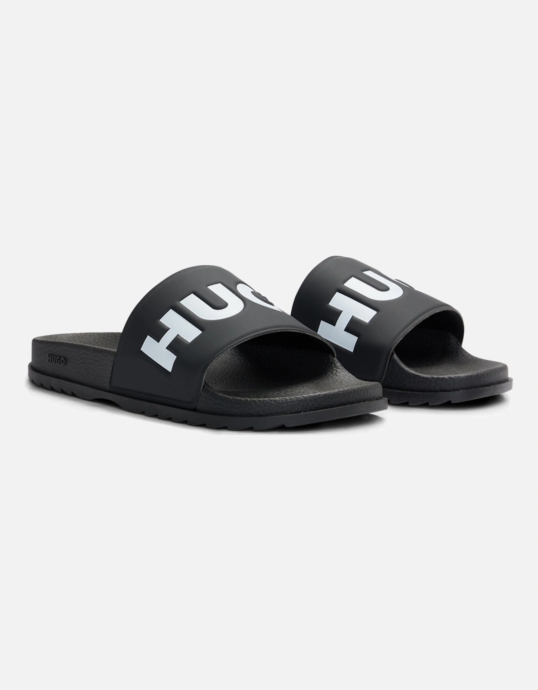 Match Slider Sandals, Black/White, 10 of 9