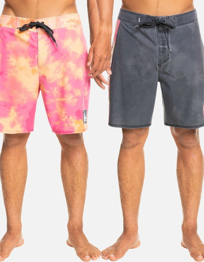 Mens Surfsilk Acid Wash 18" Swim Boardshorts