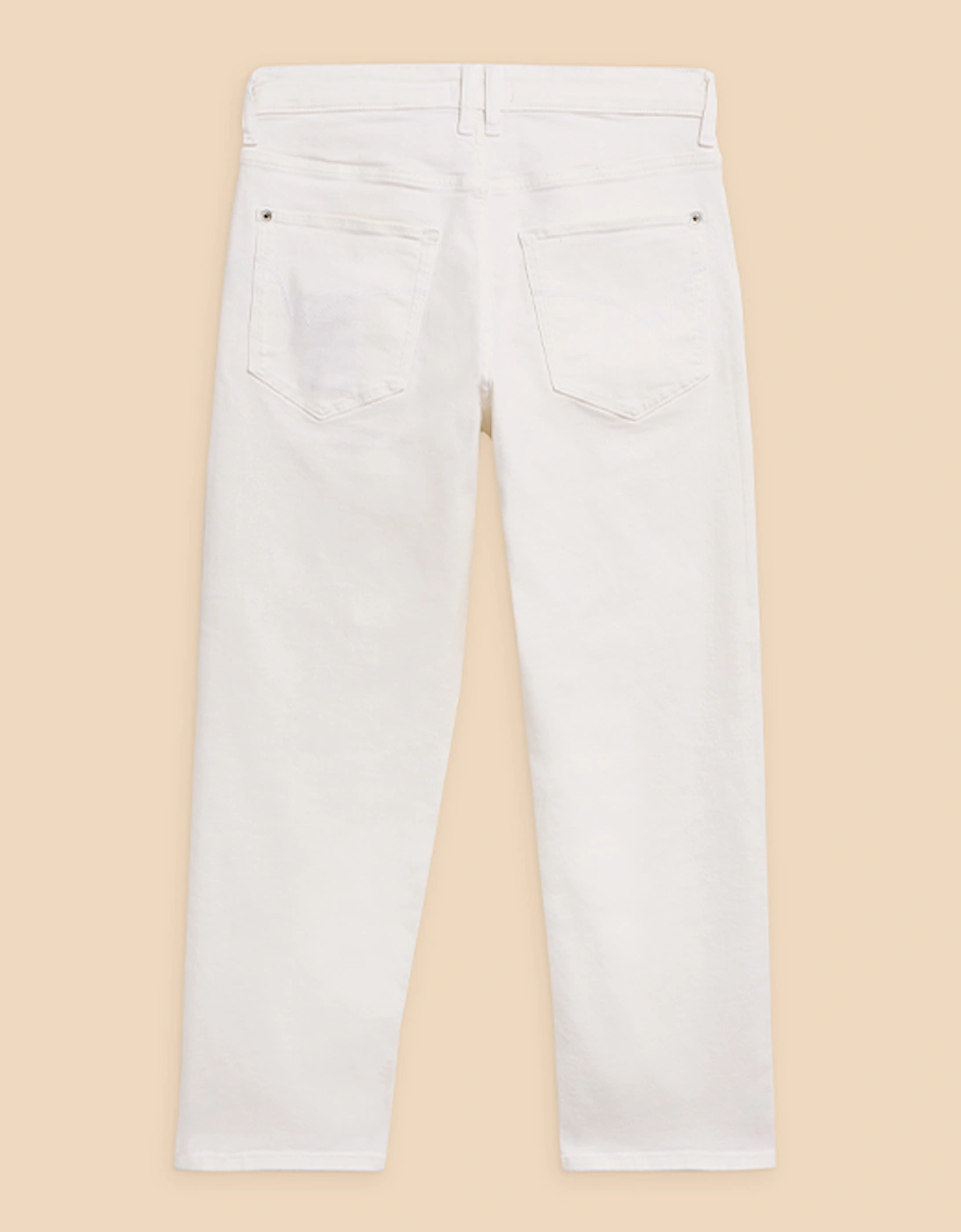 Women's Blake Straight Crop Jean Regular Natural White