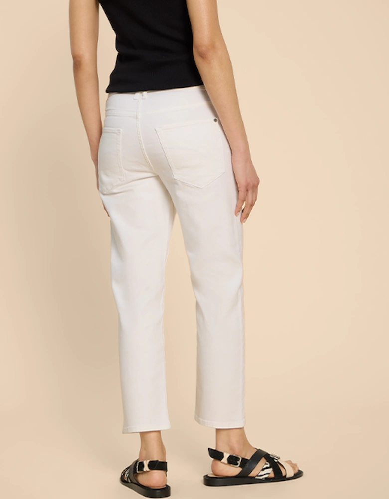 Women's Blake Straight Crop Jean Regular Natural White