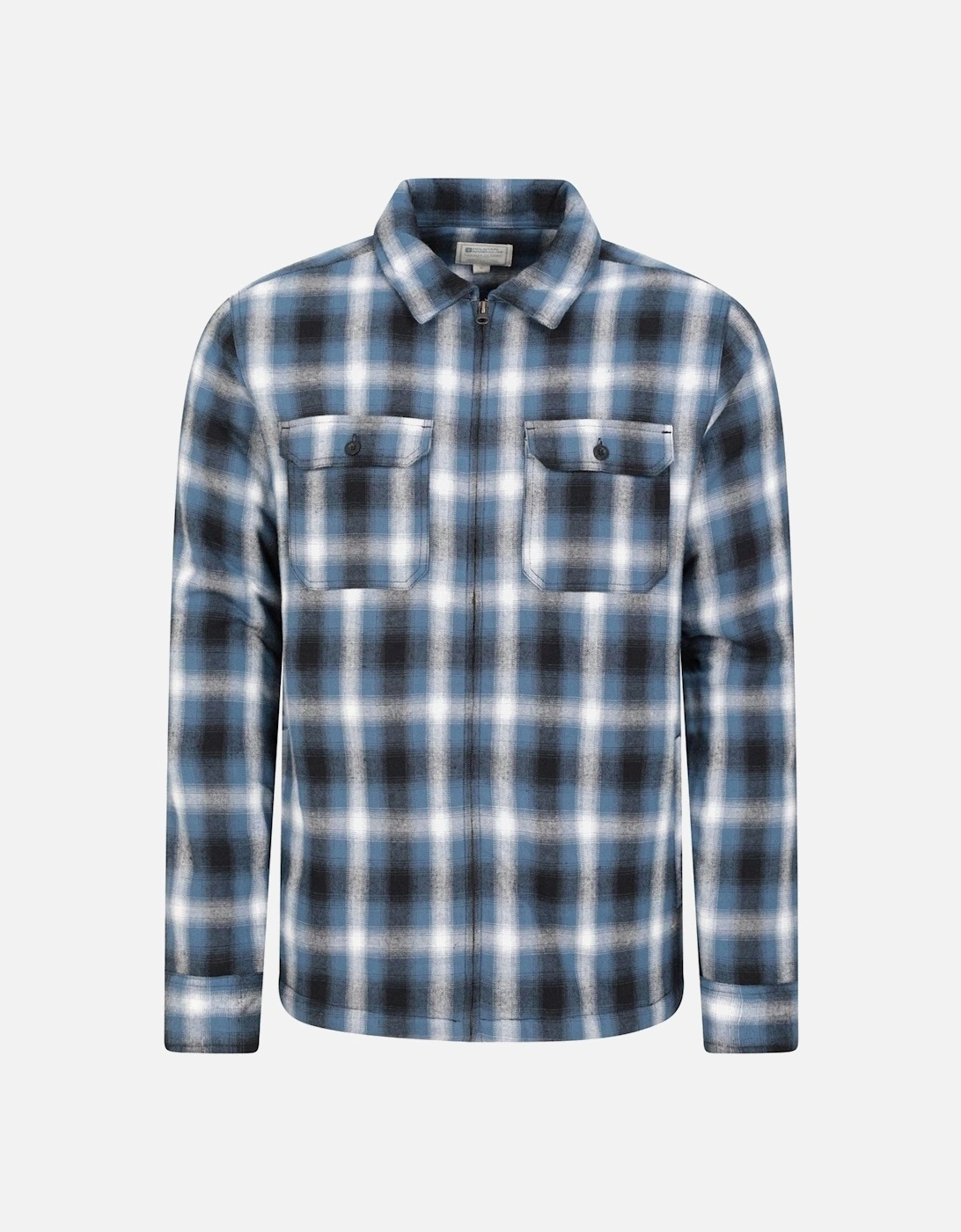 Mens Stream II Flannel Lined Shirt, 4 of 3