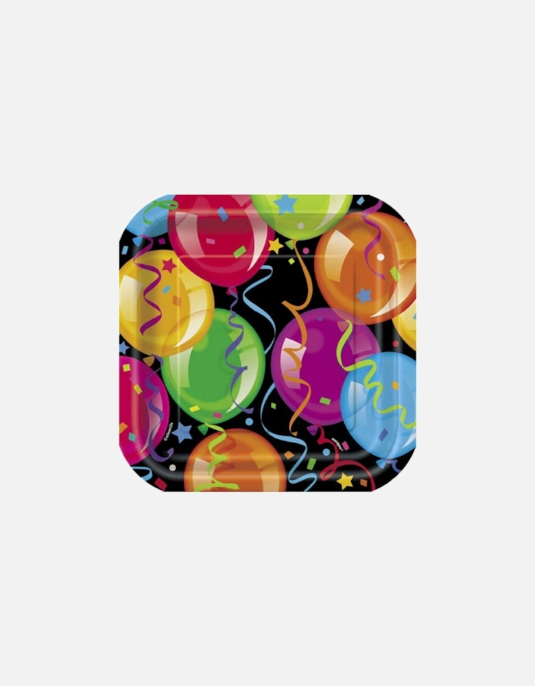 Bravo Balloons Birthday Disposable Plates (Pack of 10)