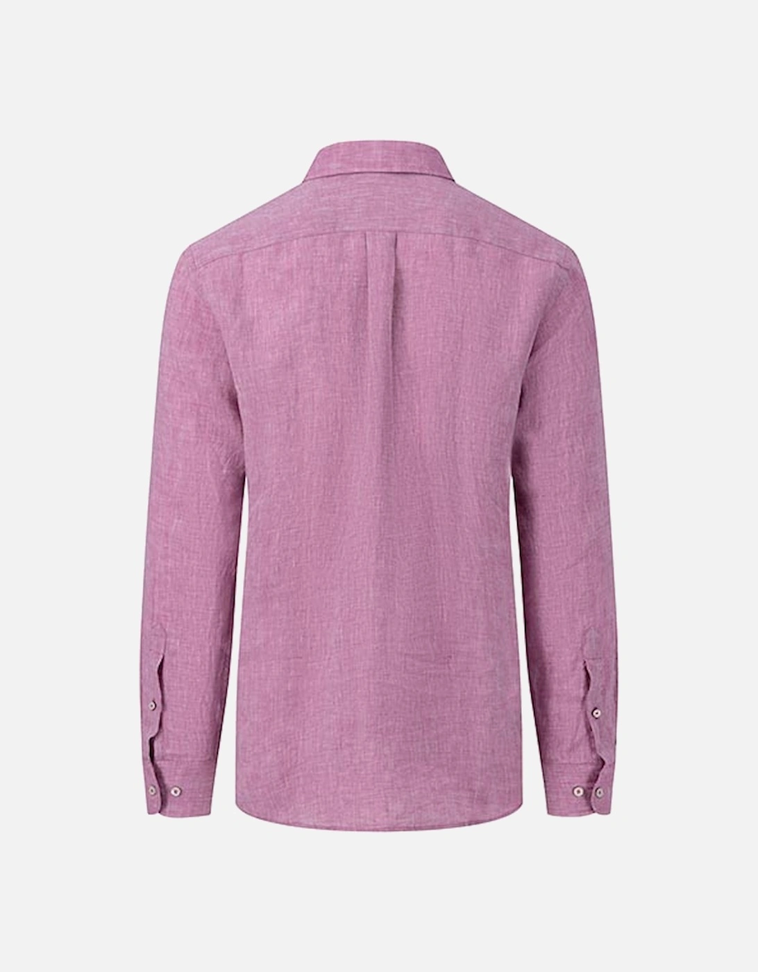 Fynch-Hatton Men's Pure Linen Shirt Dusty Lavender