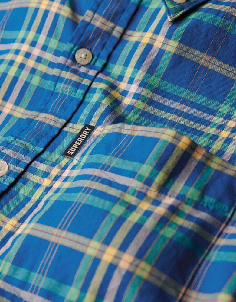 Men's Lightweight Check Shirt Blue Check