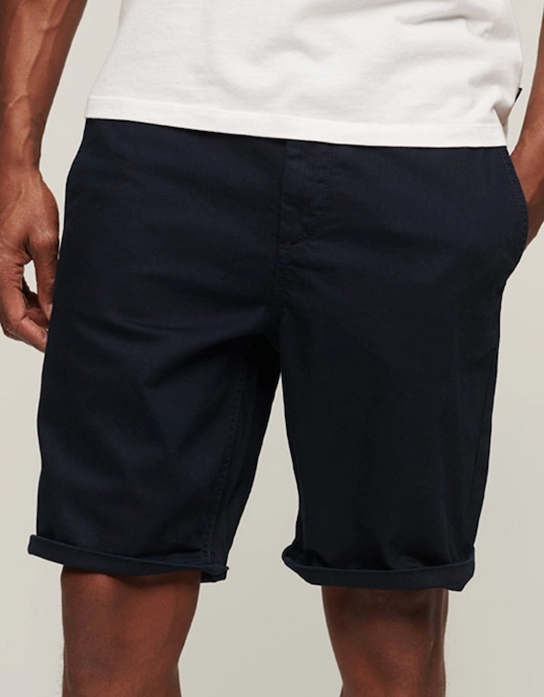 Men's Vintage Officer Chino Short Eclipse Navy, 6 of 5