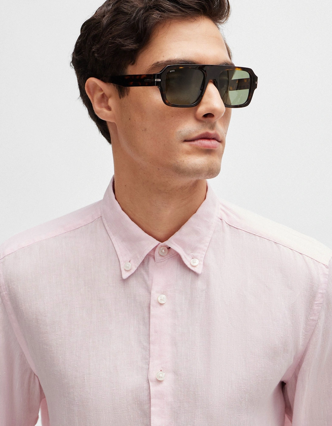 Boss S-liam-s-bd-c1-242 Long Sleeved Shirt Light Pastel Pink