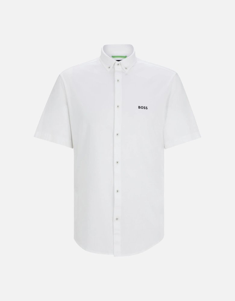 Boss B_motion _s Short Sleeved Shirt White
