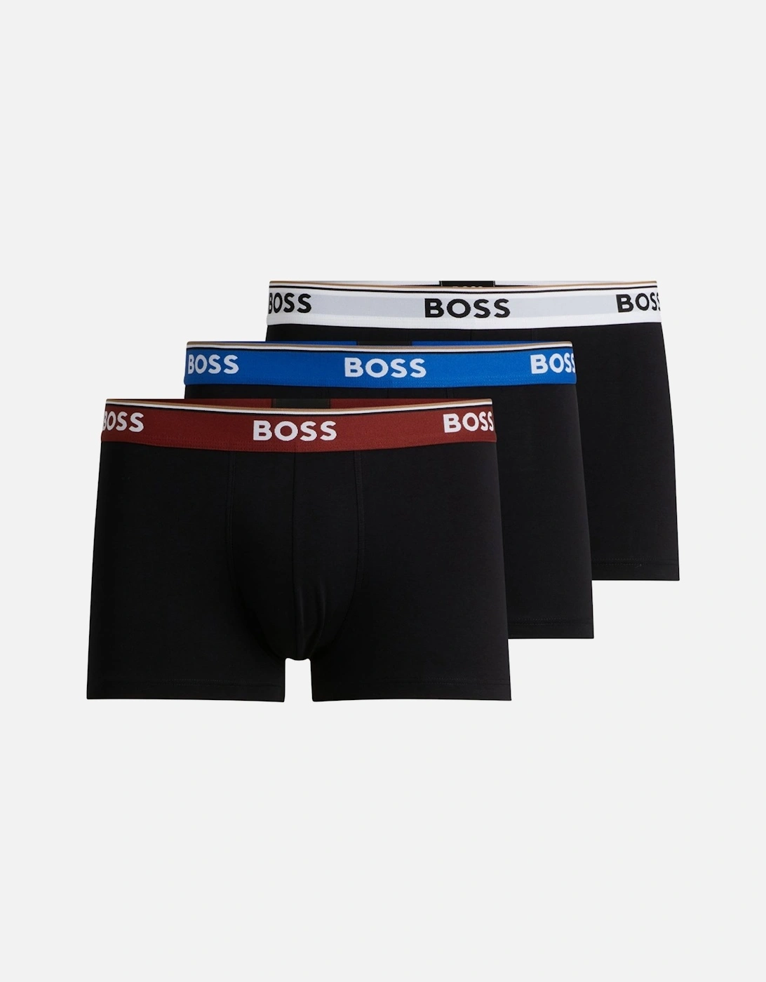 Boss 3 Pack Power Trunk White/Burg/Blue, 3 of 2