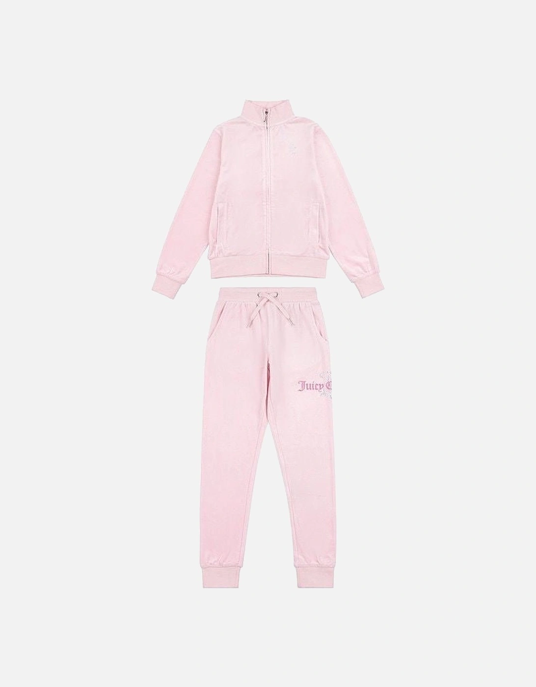 SOFT PINK VELOUR TRACKSUIT, 5 of 4