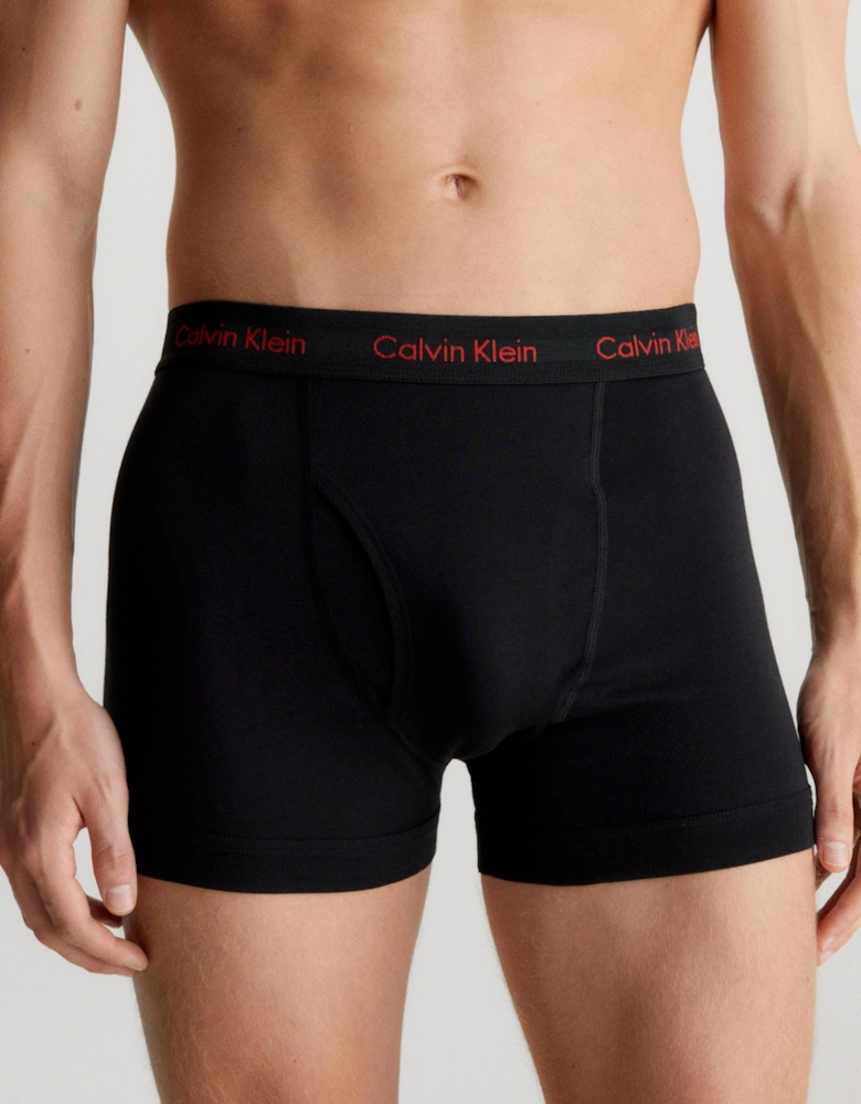 Cotton Stretch Wicking Mens Trunk 3 Pack