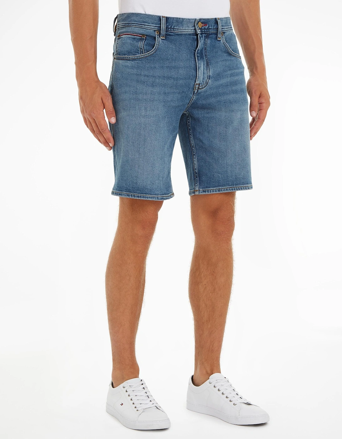 Brooklyn Mens Straight Denim Shorts, 7 of 6