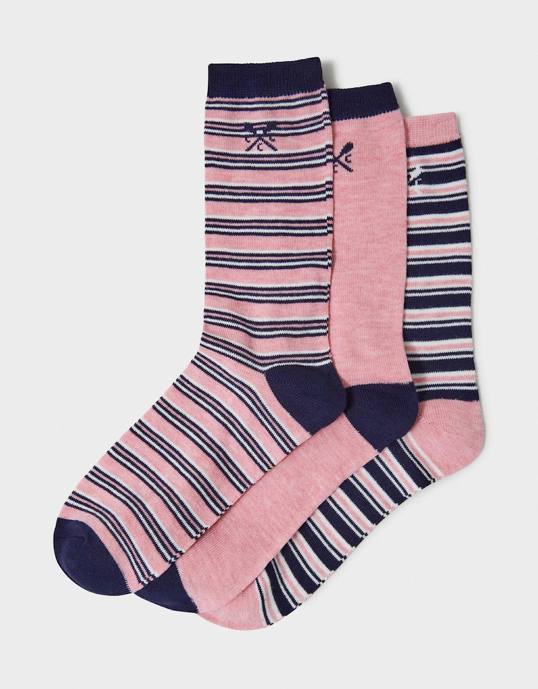 3 Pack Bamboo Socks - Pink, 2 of 1