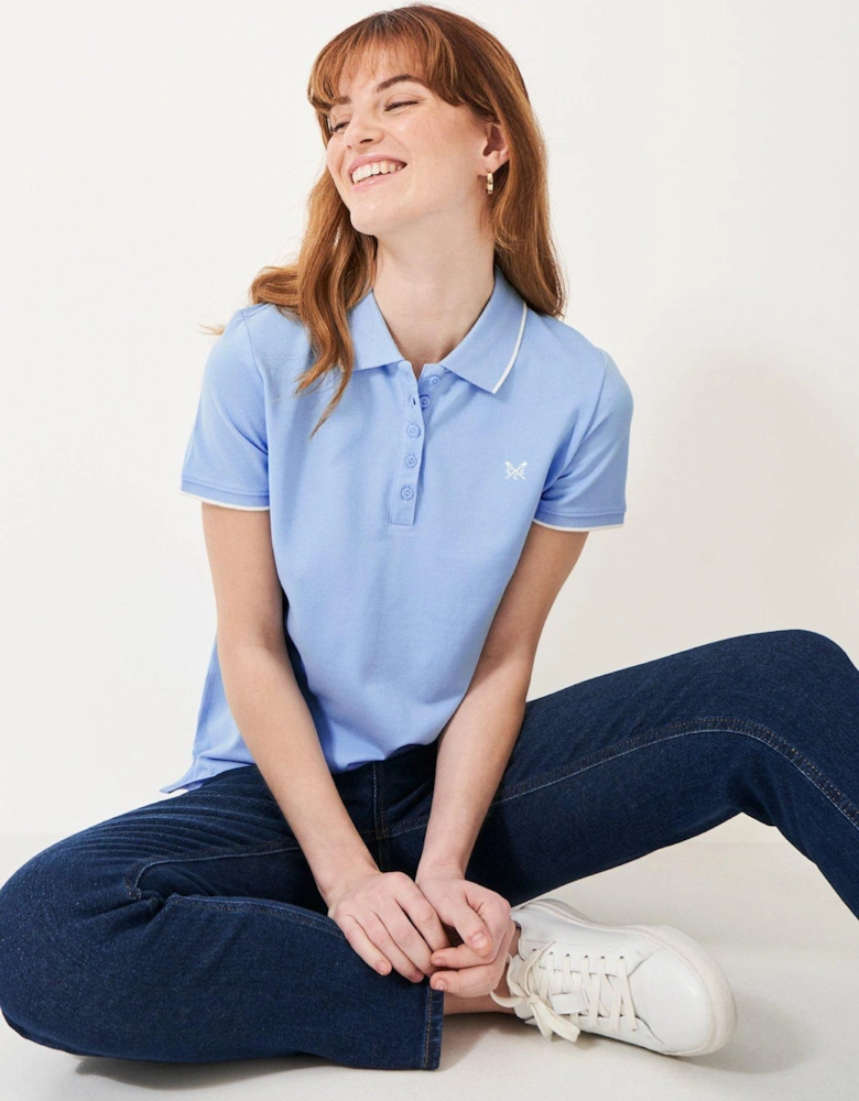 Classic Short Sleeve Polo T-Shirt - Blue