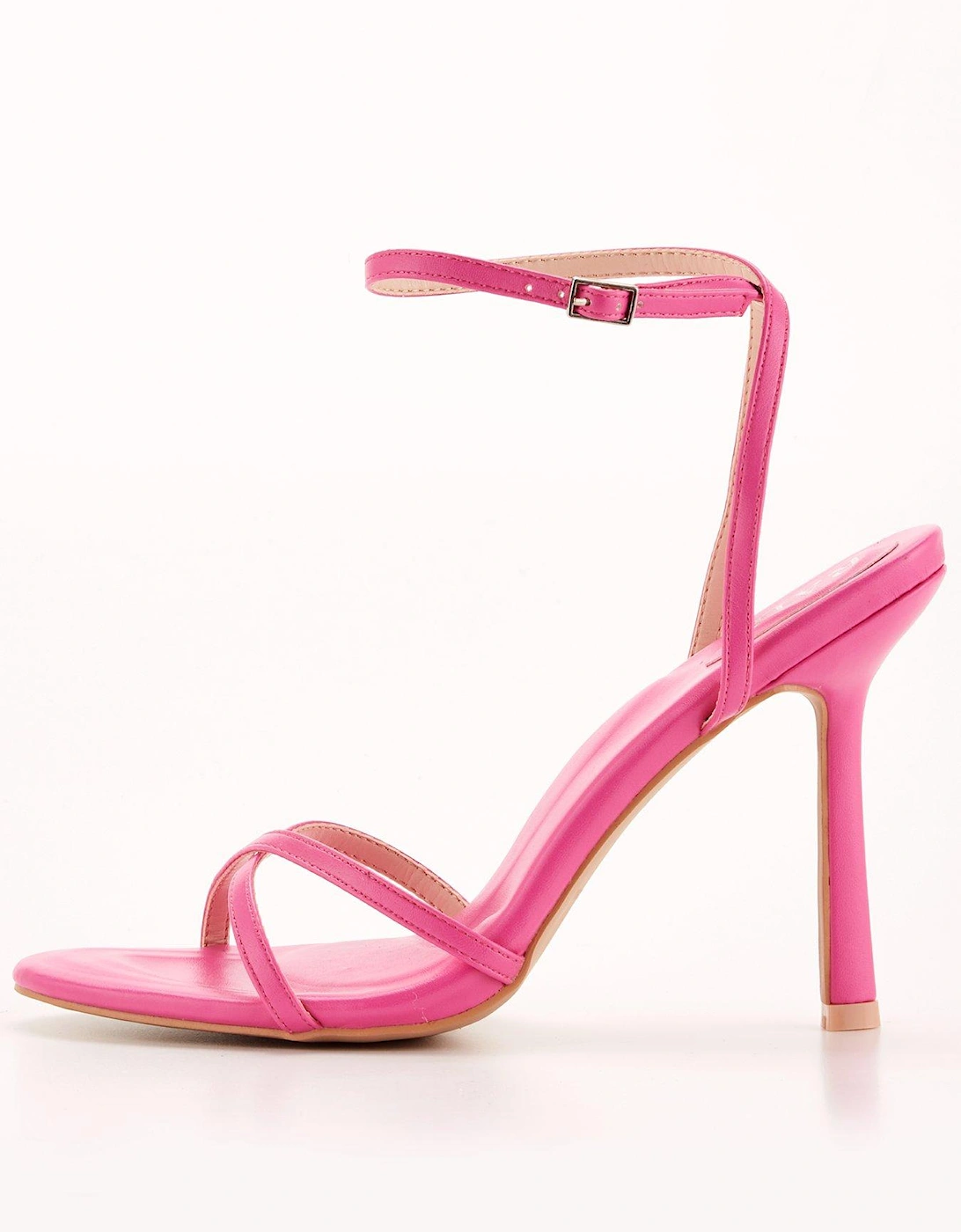 Sevilla Ankle Strap Heeled Sandal - Hot Pink, 7 of 6