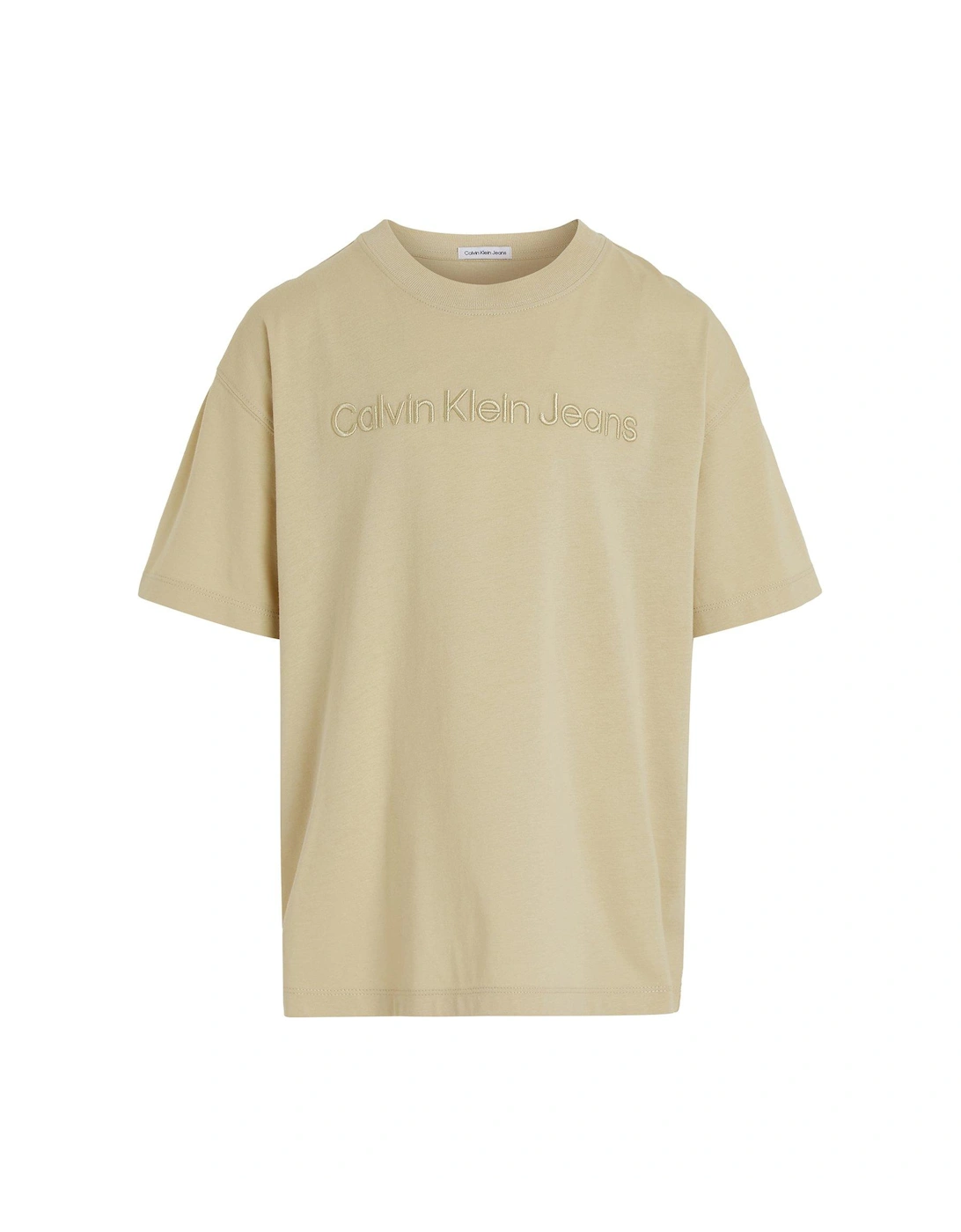 Boys Embroidered Logo Short Sleeve T-shirt - Green Haze, 6 of 5