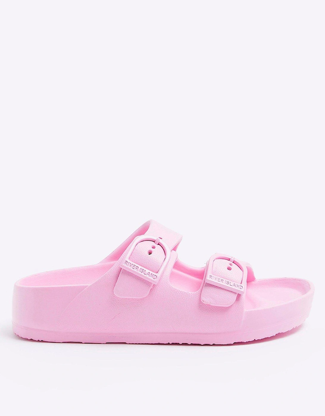 Girls Buckle Sandals - Pink, 6 of 5