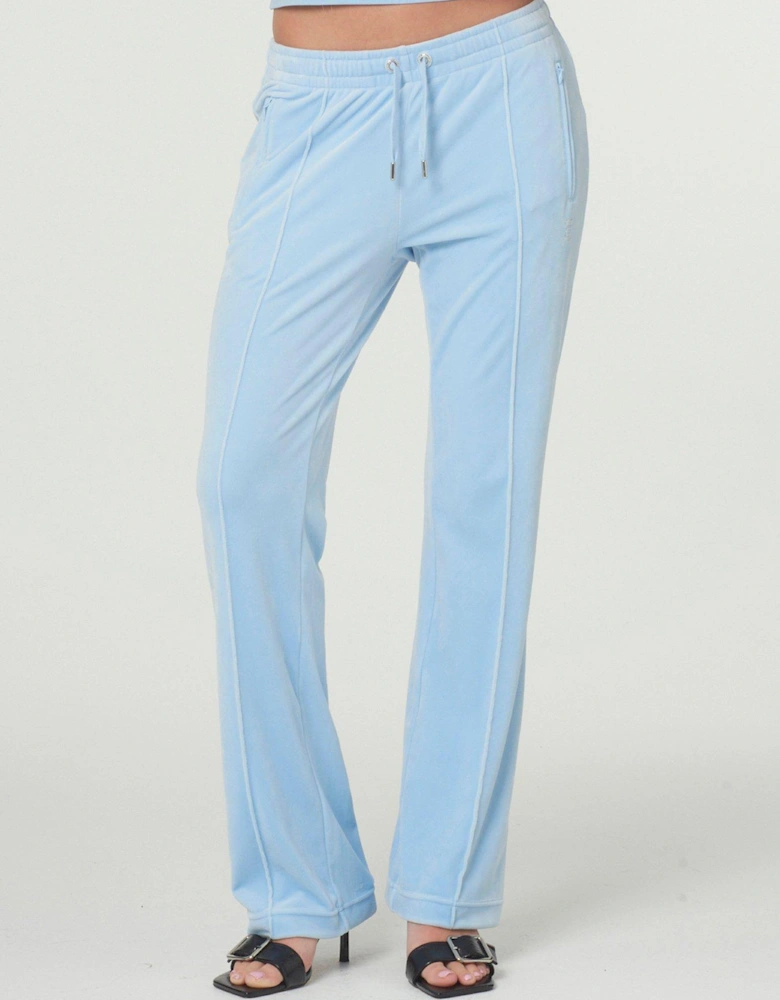 Classic Track Pant With Juicy Diamante Logo - Blue