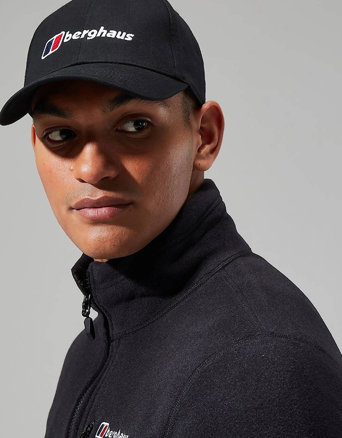 Berghaus Men's Black Logo Recognition Cap Large