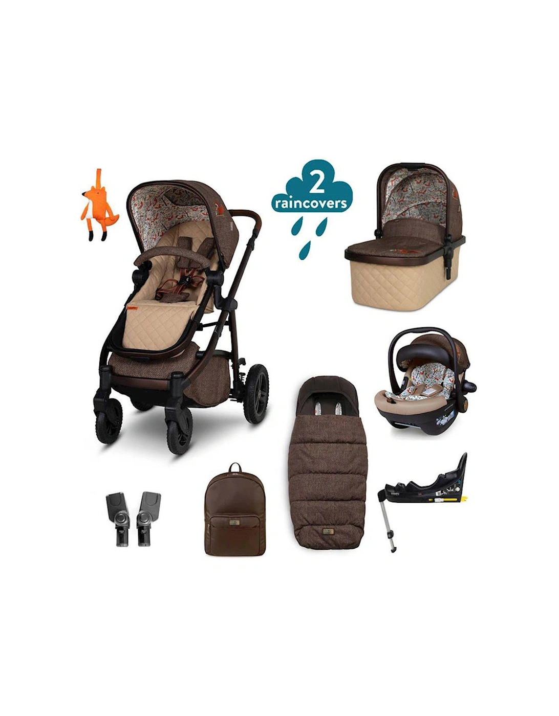 Wow 3 Everything Bundle Travel System - Foxford Hall, 2 of 1