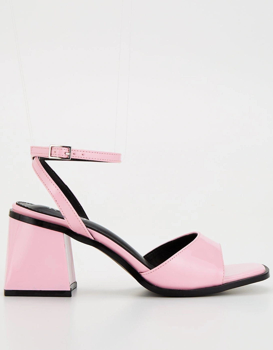 Elyse Patent Block Heel Sandals - Pink, 7 of 6