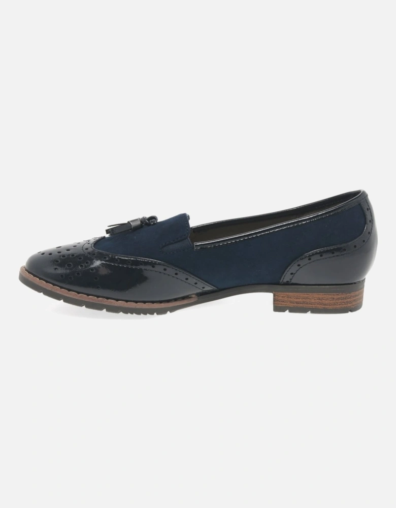 Wagner Womens Tassel Brogue Loafers