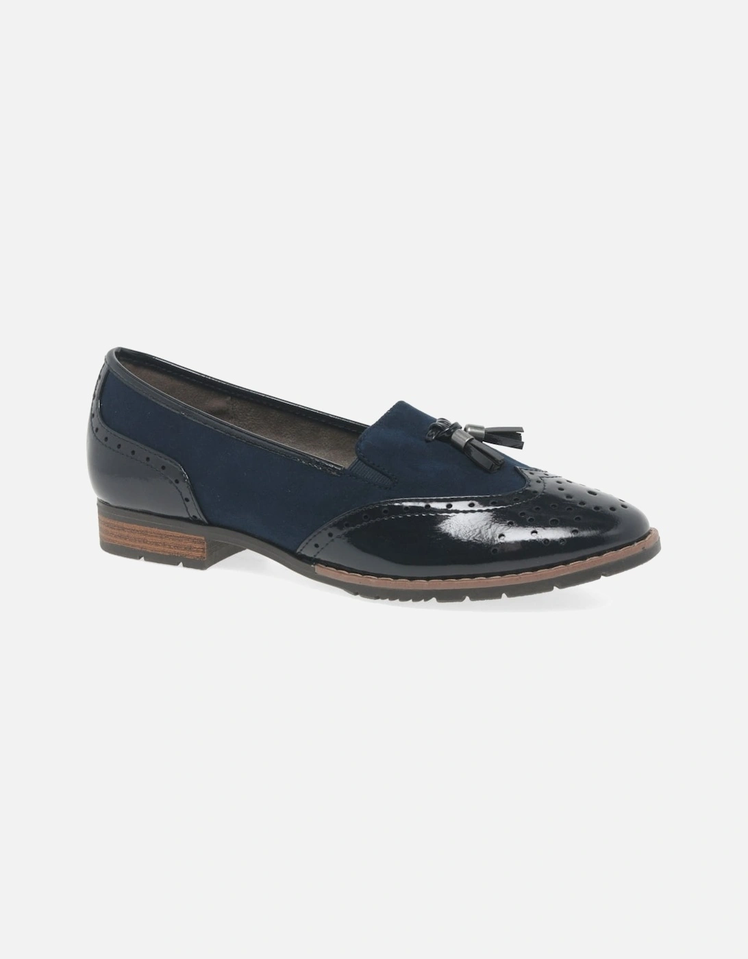 Wagner Womens Tassel Brogue Loafers, 5 of 4