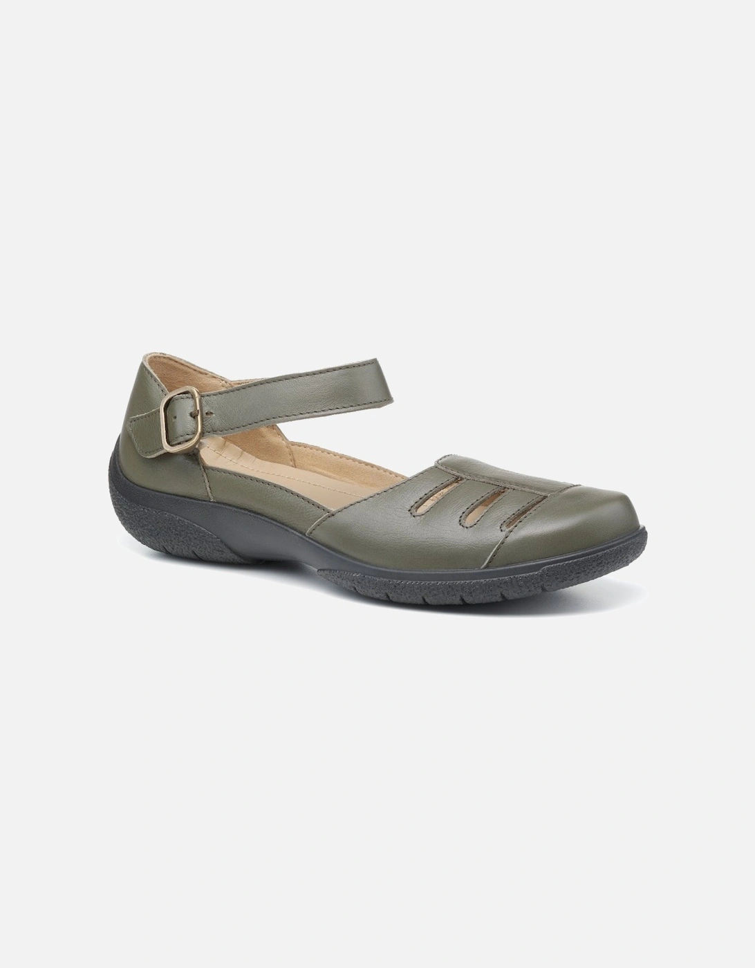 Shore Womens Wide Fit Mary Jane Shoes, 5 of 4