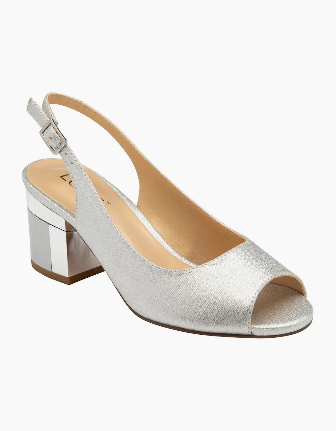 Lotus Women's Evelyn Womens Slingback Sandals - Silver - Size: 3