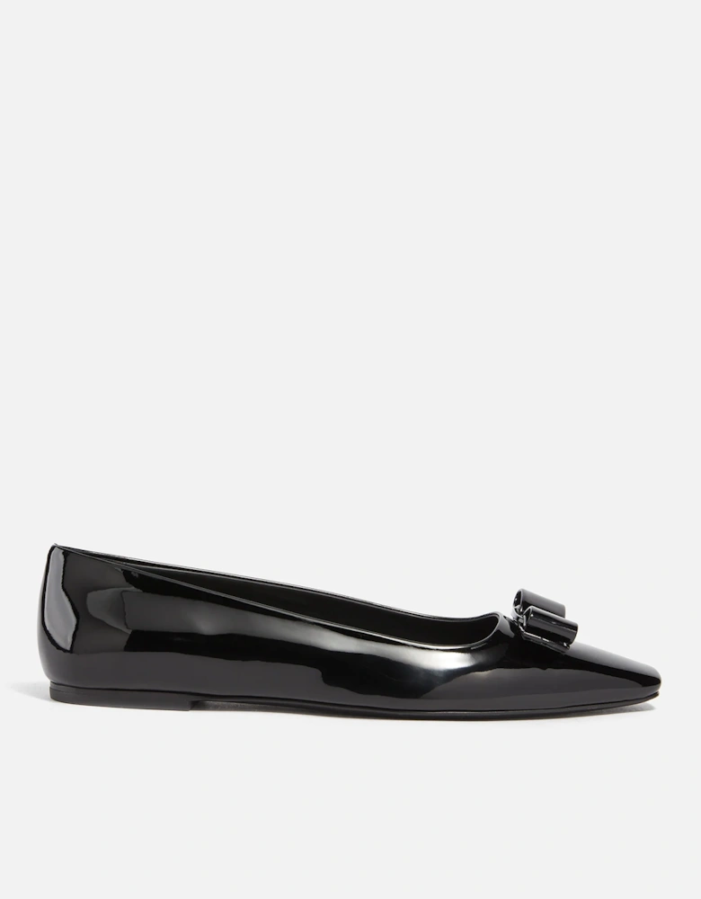 Ferregamo Women's Anz 1 Patent Leather Ballet Flats - Ferragamo - Home - Ferregamo Women's Anz 1 Patent Leather Ballet Flats