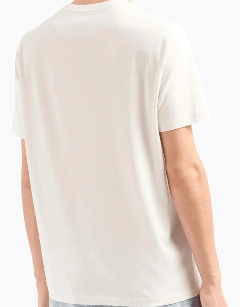 Cotton Graphic Logo White T-Shirt
