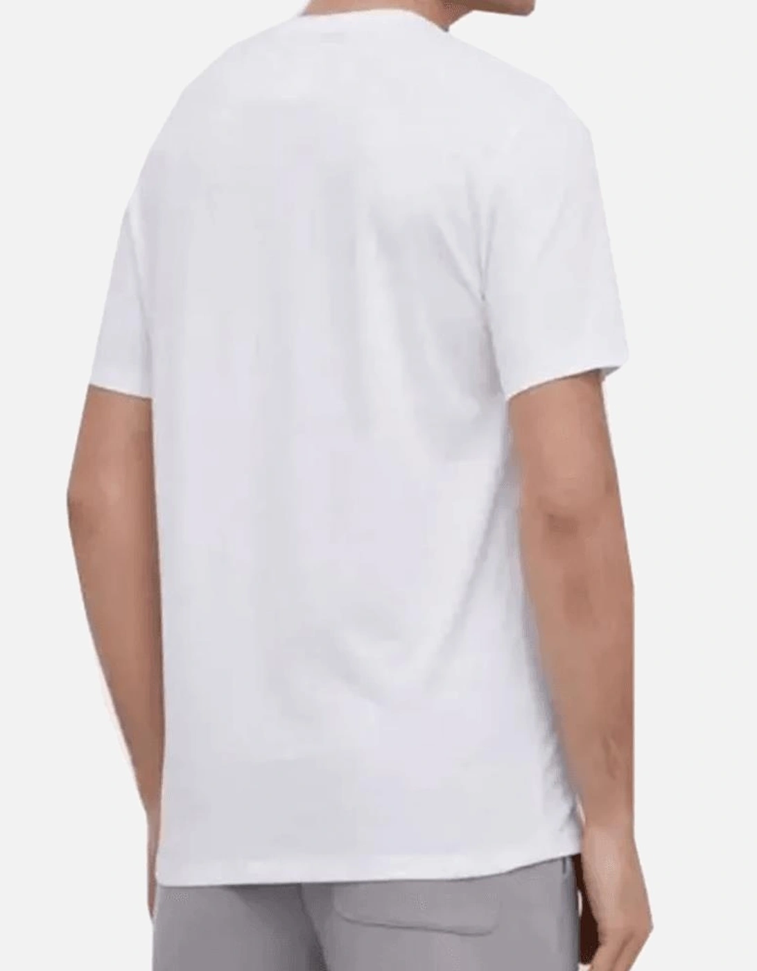 Cotton AX Patch Logo White T-Shirt