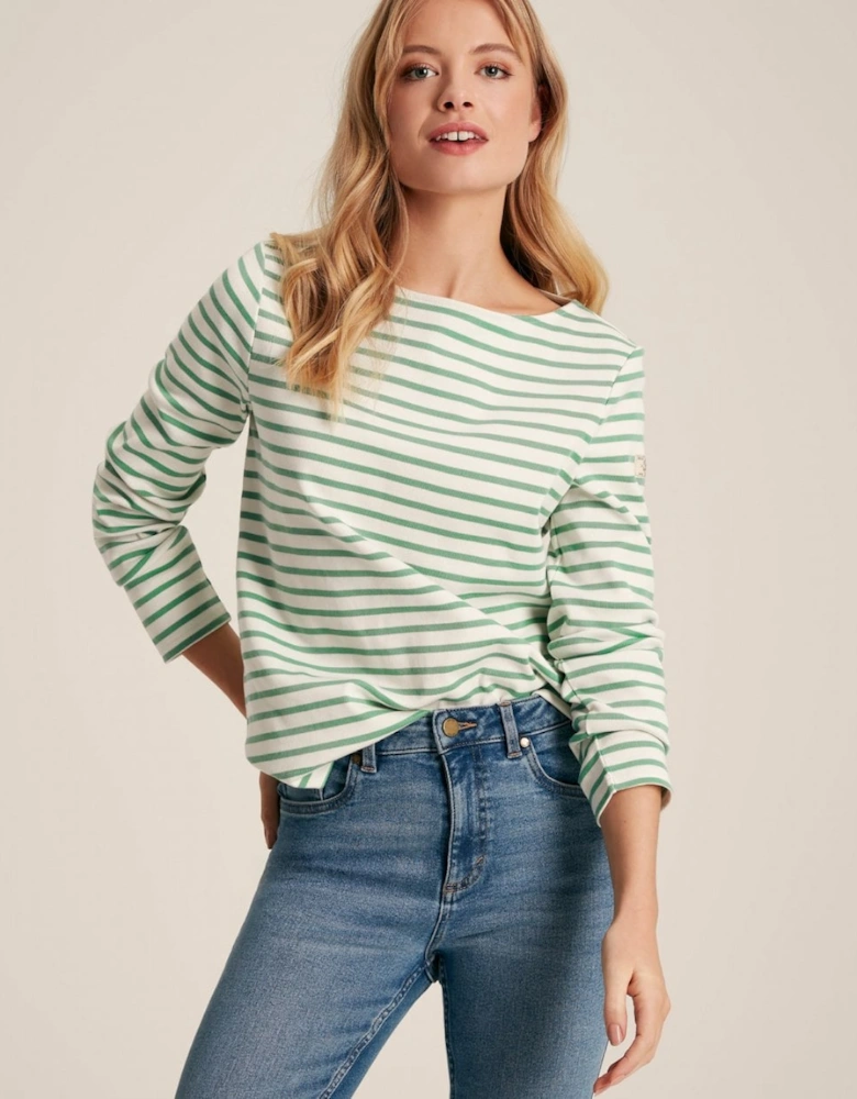 New Harbour Womens Striped Breton Top 224299