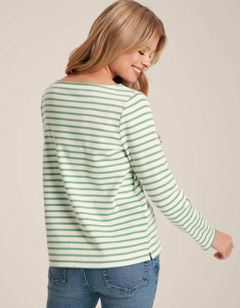 New Harbour Womens Striped Breton Top 224299