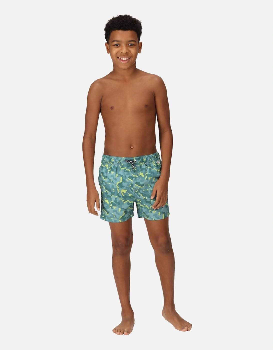 Boys Skander II Camo Swim Shorts
